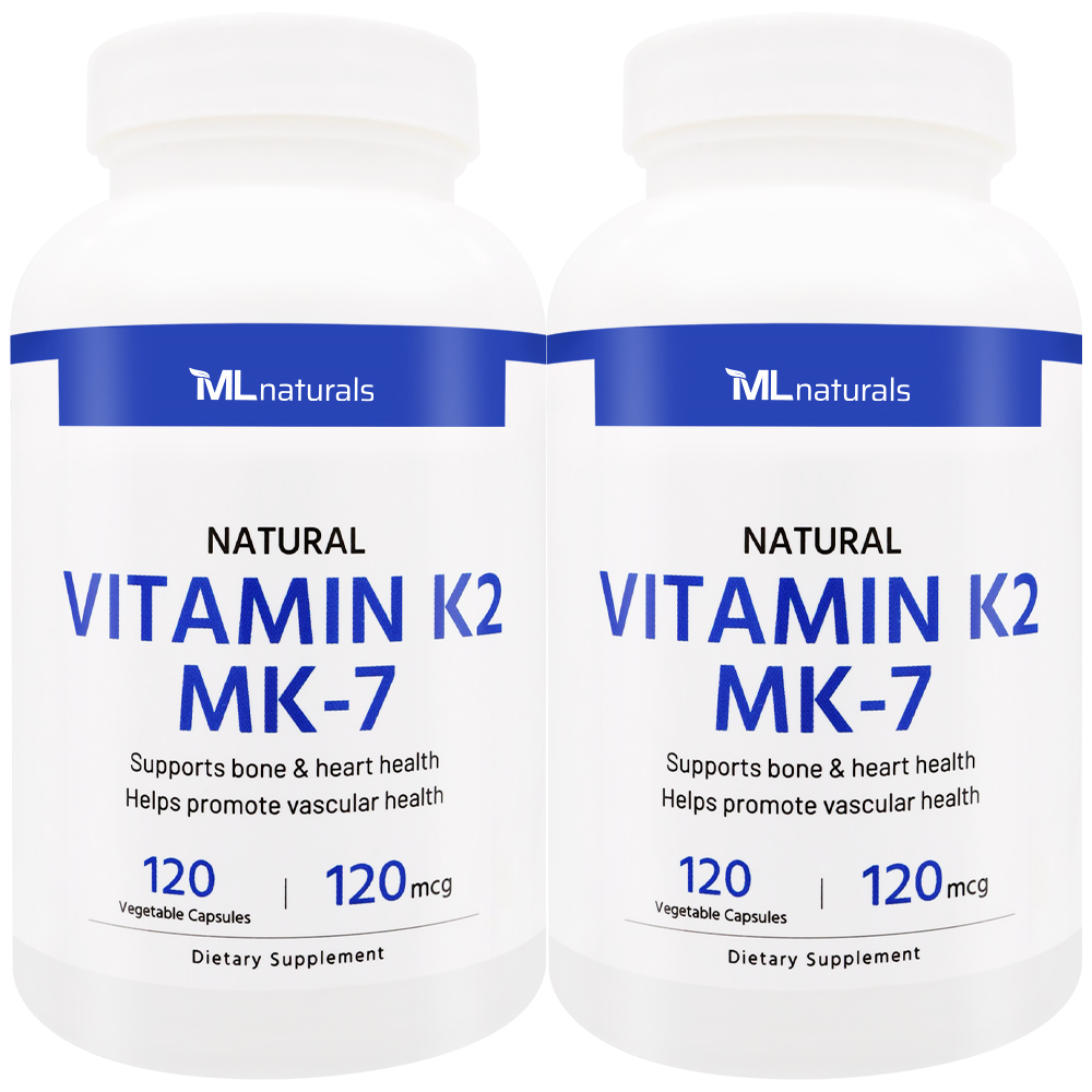 NEW! 2병 마이라이프 내추럴스 비타민 K2 MK-7 120 야채캡슐 - 메인 이미지