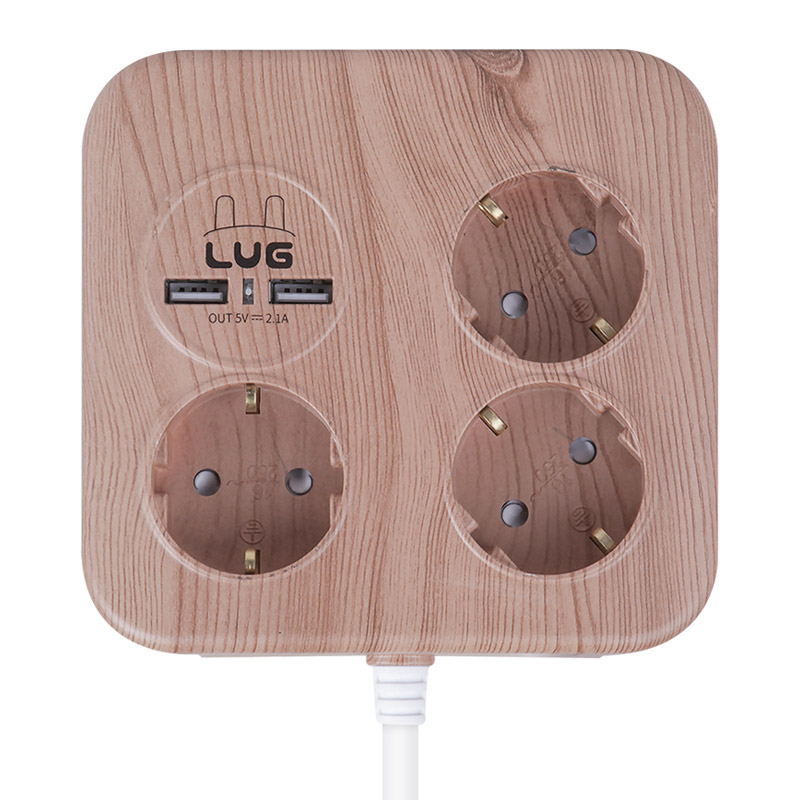 러그박스 1구탭 원탭 C타입 USB 납작 멀티탭 플러그 50CM 멀티콘센트 충전기 이미지 8