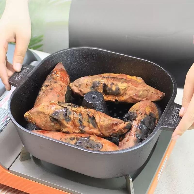 집에서군고구마 군밤 냄비 군고구마통 고구마 꿀고구마 군고구마기계 감자 - 상품 이미지