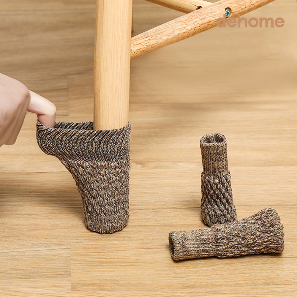 의자발커버 소음방지 책상 식탁의자 다리커버 의자양말 4P