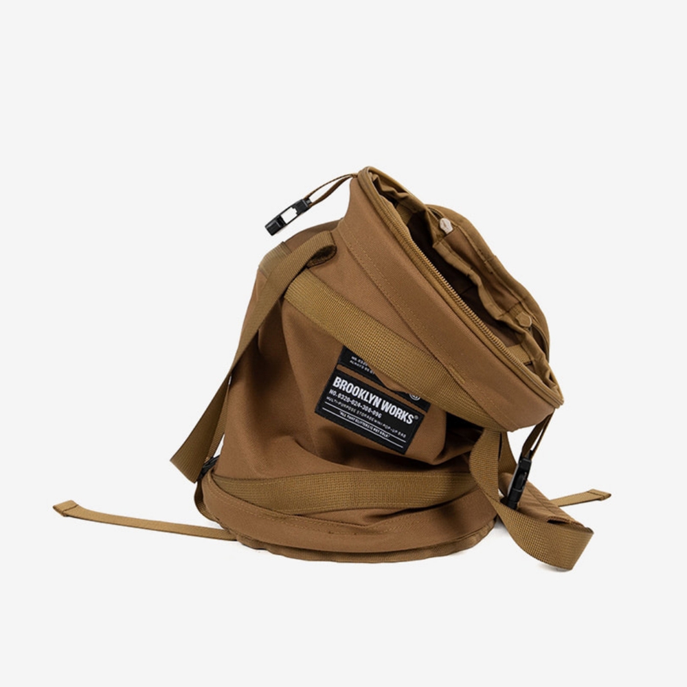 브루클린웍스 가방 팝업백 미니 접이식 휴지통 수납가방 캠핑가방 파우치 정리 보관