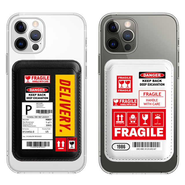 바코드 라벨 패치 맥세이프 카드지갑