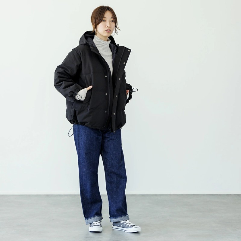 단톤 DANTON 여성 다운 후디드 재킷 #DT-A0008TET 쇼트 다운 재킷 패딩 : 웰컴투메이페어