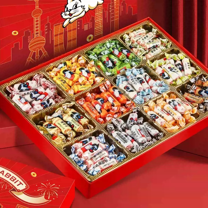 12가지맛 토끼사탕 따바이투 유가 누가 상해 상하이 쇼핑리스트 중국사탕 대백토 12종 880g - 상세 이미지 2