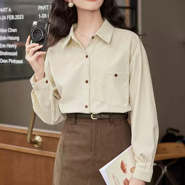 다리미 패밀리 6화 금새록 셔츠 블라우스 이다림 캐주얼 프렌치 의상 옷 패션 - 상세 이미지 2