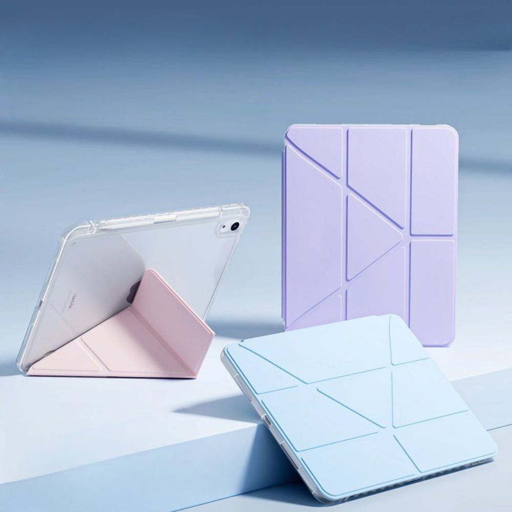 아이패드 미니 7세대 케이스 아크릴 Y자형 접이식 커버 네뷸라 퍼플 (Y자형) iPad Air6 2024 (11인치) - 상품 이미지