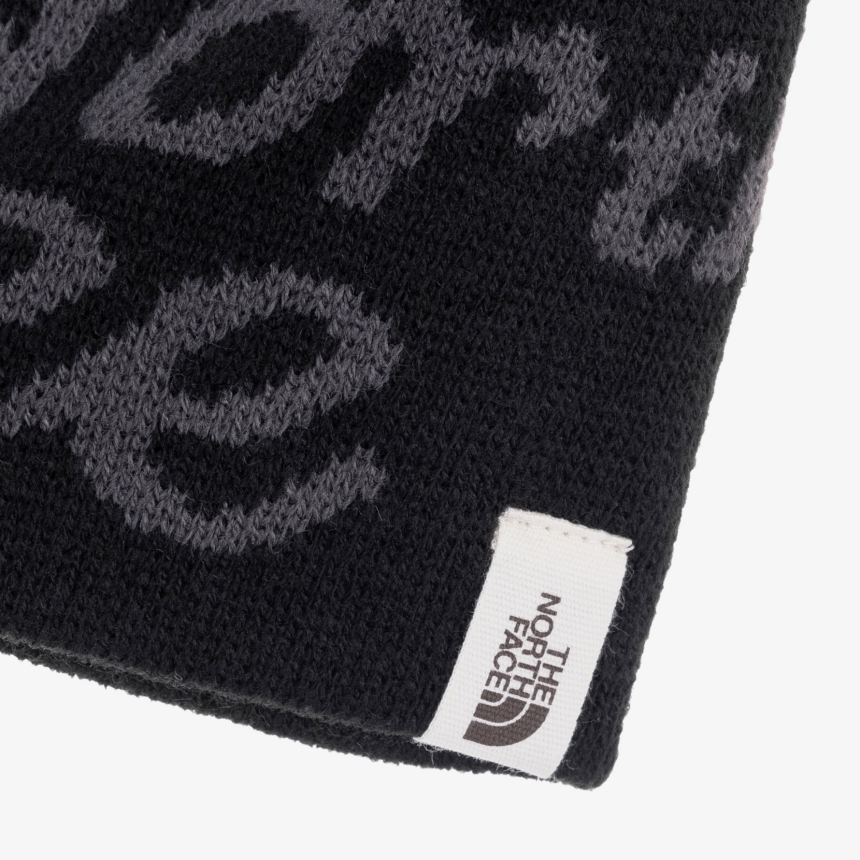 노스페이스 비니 니트 모자 힙합 자카드 숏비니 NE3BQ52J