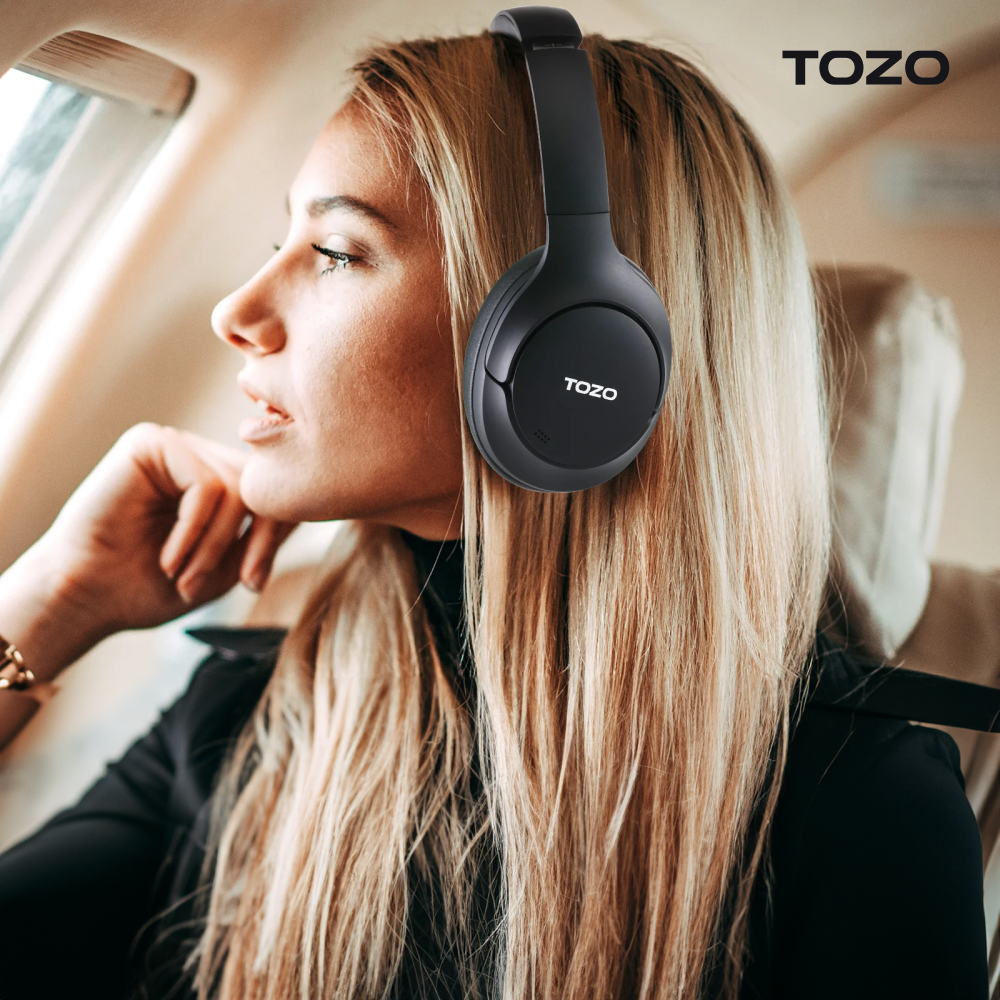 TOZO H10 HI-RES AI 블루투스 무선 유선 헤드폰 ANC 노이즈캔슬링 스터디