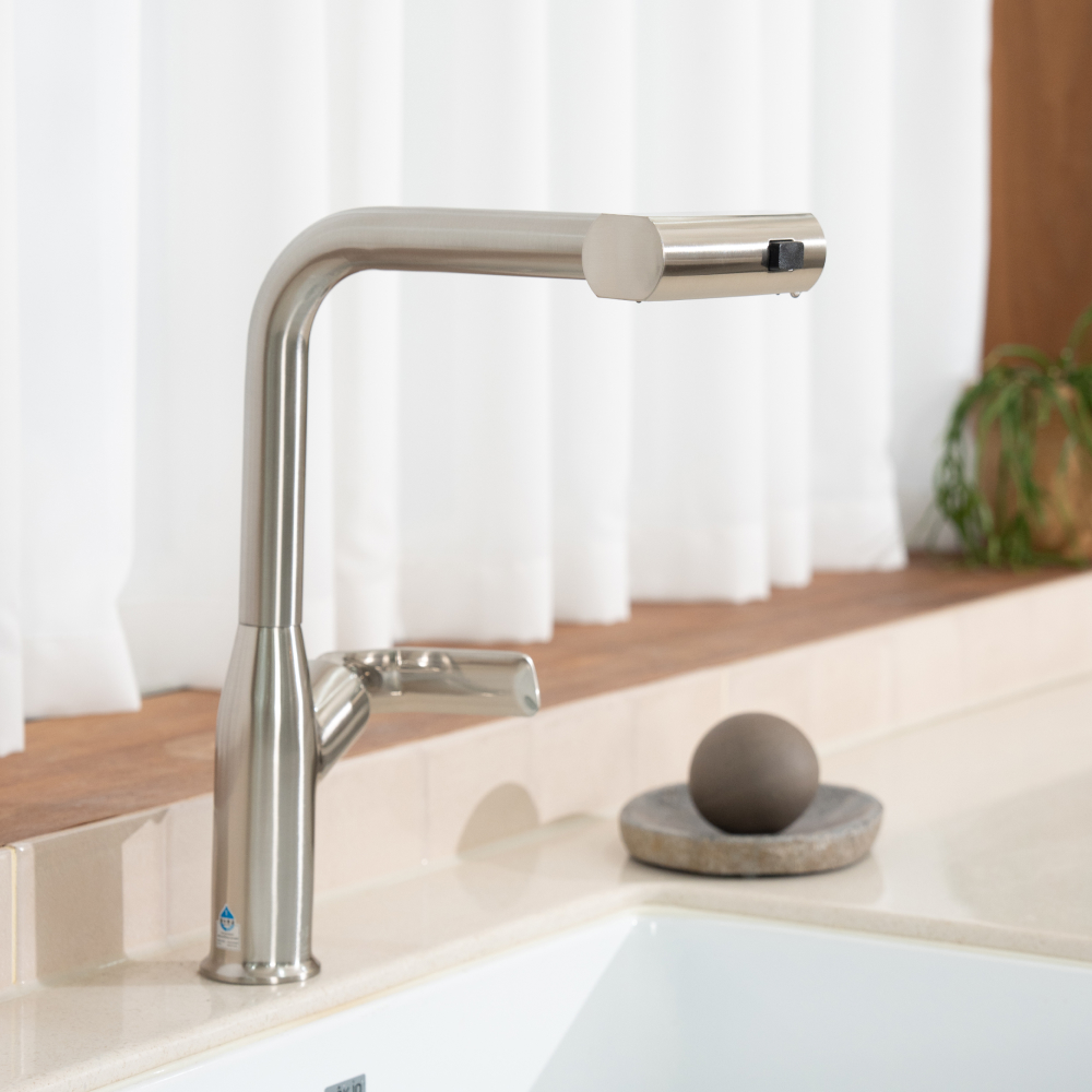 하모니프리미엄 주방 폭포수 와이드 싱크대수전 DS670-T