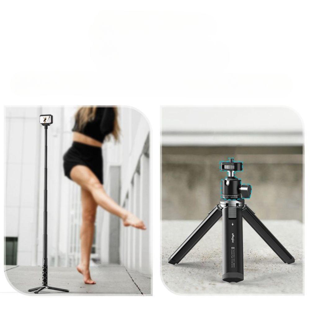인스타360 에이스 프로2 거치대 알루미늄 메탈 삼각대 셀카봉 알루미늄 삼각대 + 70CM 셀카봉 - 상세 이미지 4