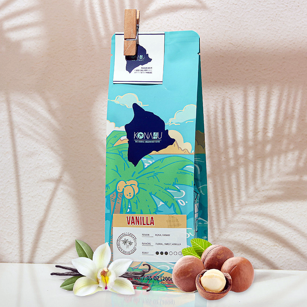 원두커피 하와이 코나커피 세계3대커피 집들이선물 200g 바닐라 마카다미아 홀빈 자체생산