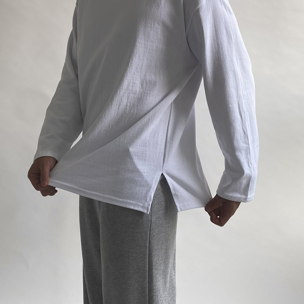 1+1 긴팔무지티 남자레이어드티 - 상세 이미지 4