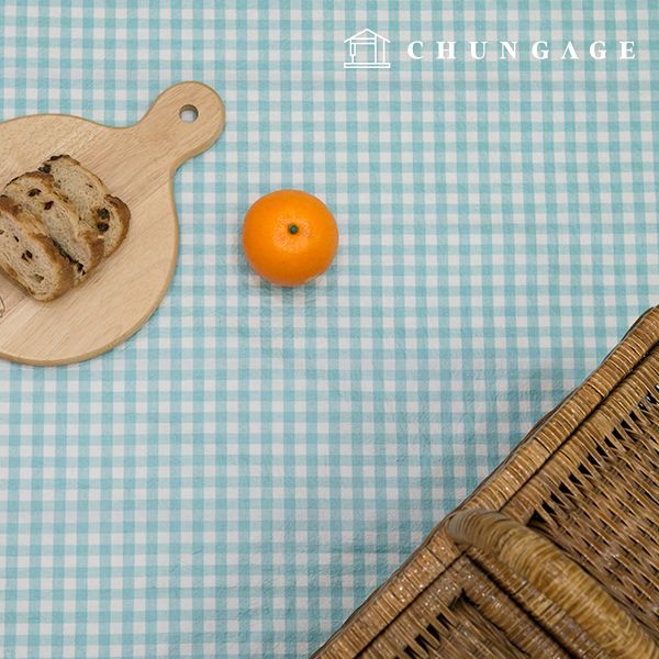 방수 빈티지 식탁보 면 테이블보 체크 멜란지 무지 식탁커버 돌상 행사용테이블보 90x160