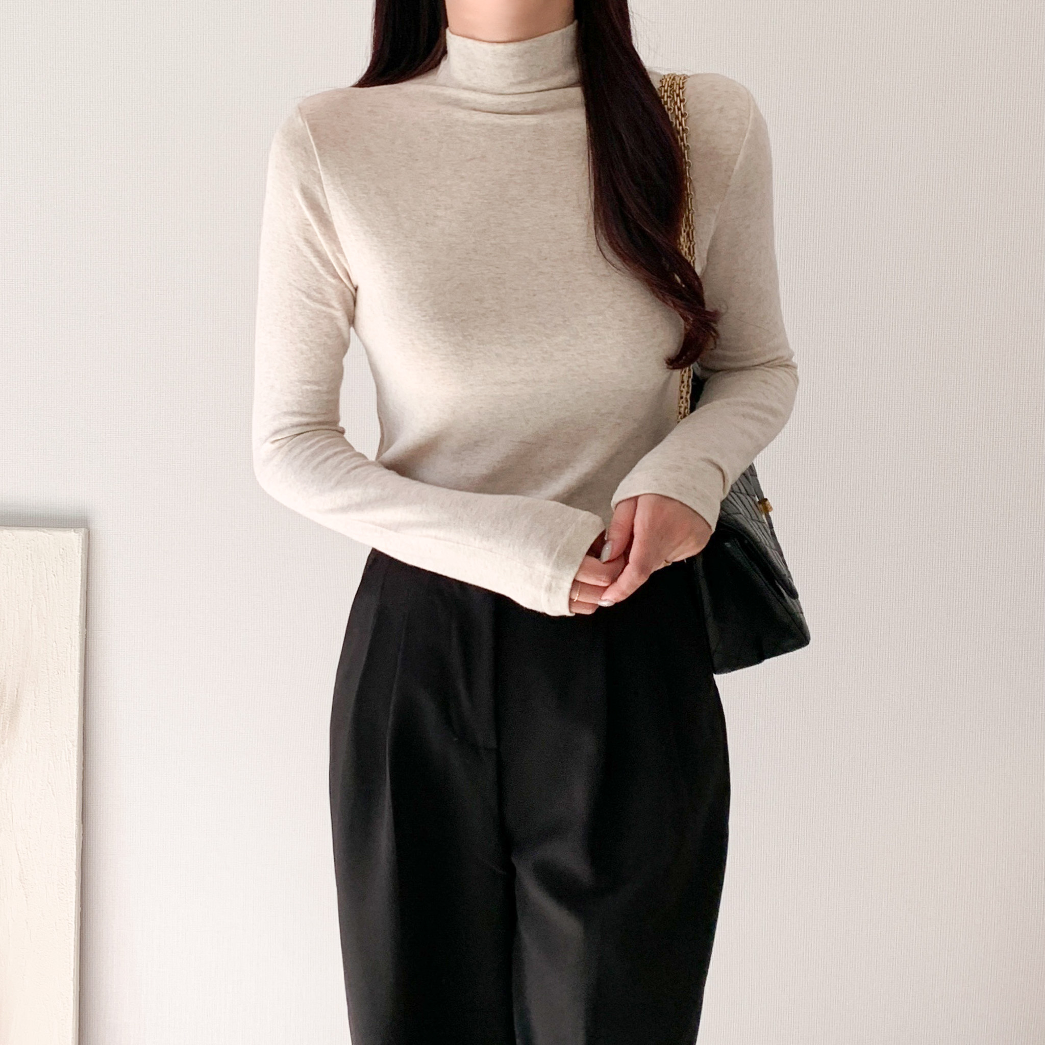 반목폴라티 반폴라티 반목 얇은목폴라 - 상세 이미지 3