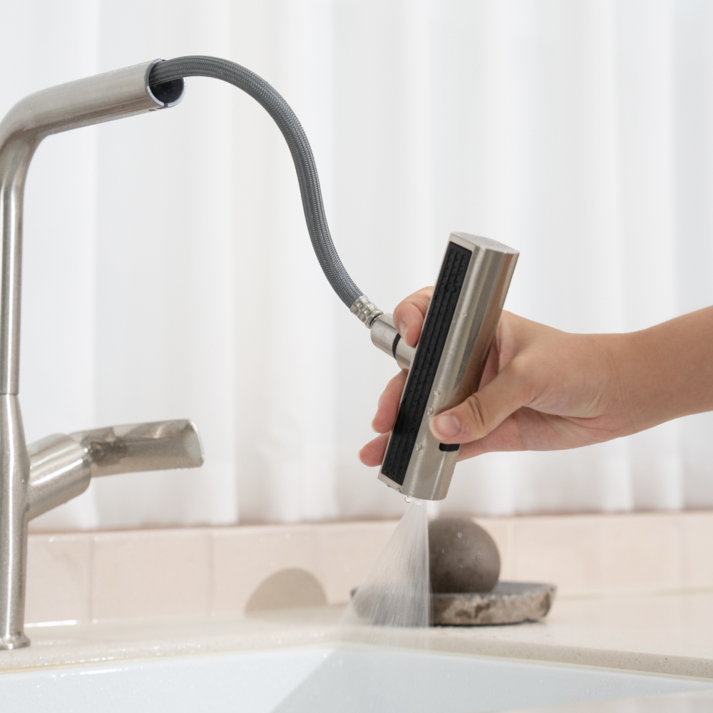 하모니프리미엄 주방 폭포수 와이드 싱크대수전 DS670-T