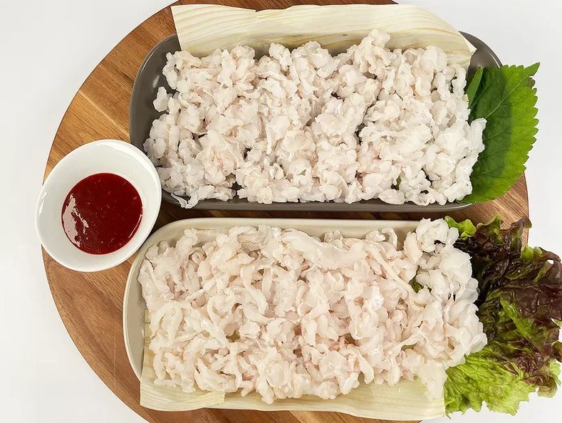 돌고래수산 아나고회 칠암식 순살 세꼬시 붕장어 장어회 400g : 통영돌고래수산