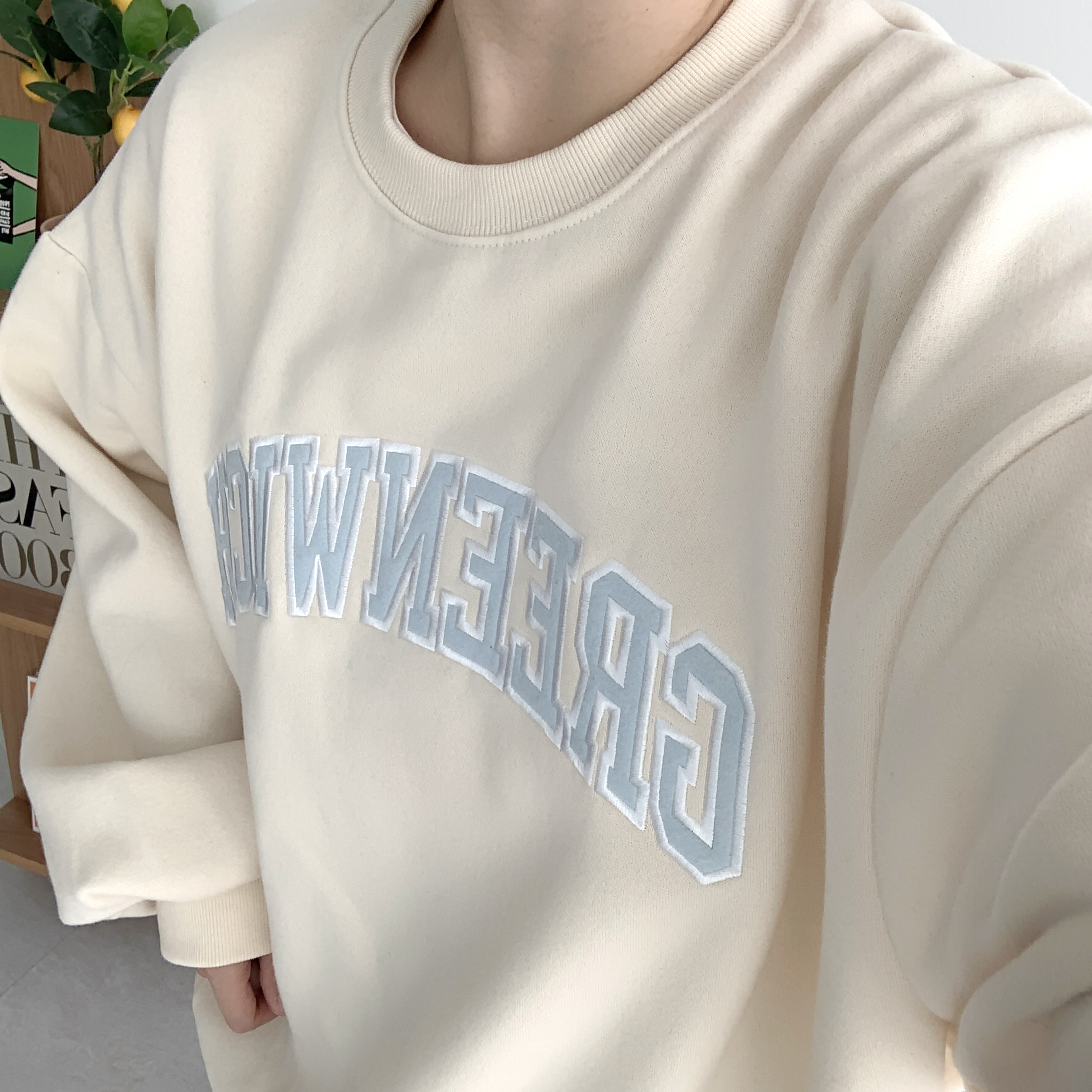 양기모맨투맨 핑크색맨투맨 임산부맨투맨 - 상세 이미지 3