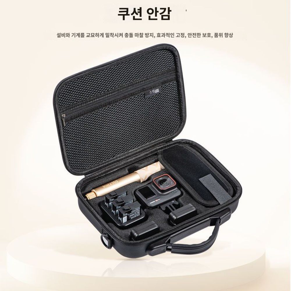 인스타360 에이스 프로2 보관 가방 액션캠 숄더 크로스 백 섀도우 스톤 (ACE/ACE Pro) - 상세 이미지 3