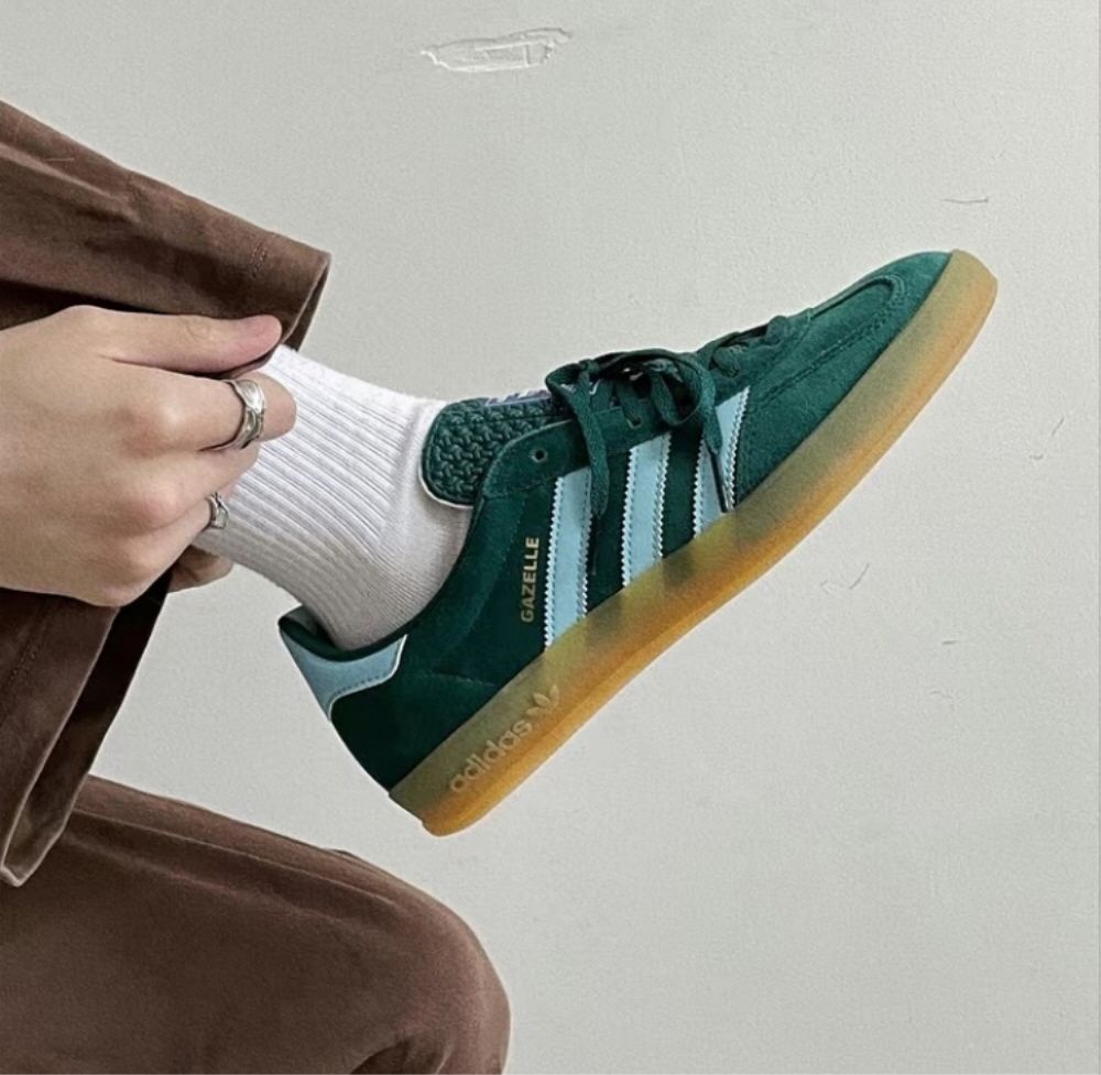 아디다스 오리지널스 가젤 인도어 그린 IG9979 - 메인 이미지