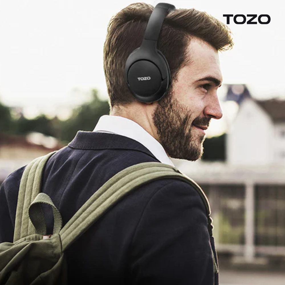 TOZO H10 HI-RES AI 블루투스 무선 유선 헤드폰 ANC 노이즈캔슬링 스터디