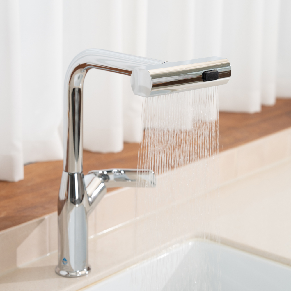 하모니프리미엄 주방 폭포수 와이드 싱크대수전 DS670-T