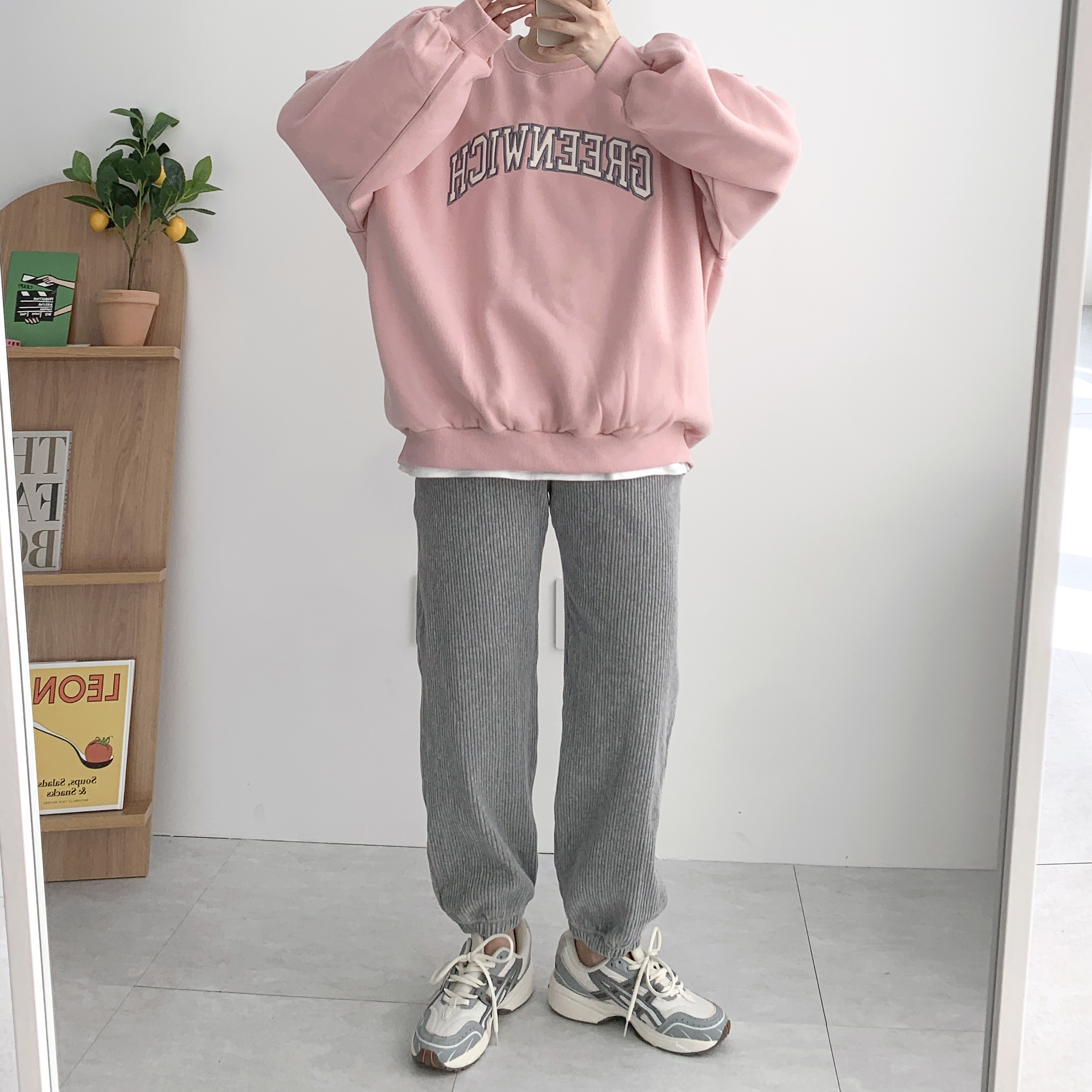 벨로아팬츠 벨벳조거팬츠 코듀로이팬츠 이미지 6
