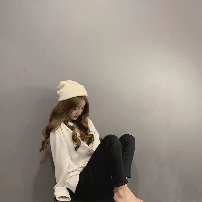 에스파 닝닝 비니 모자 공항패션 간절기 니트 의상 옷 패션 - 상세 이미지 3
