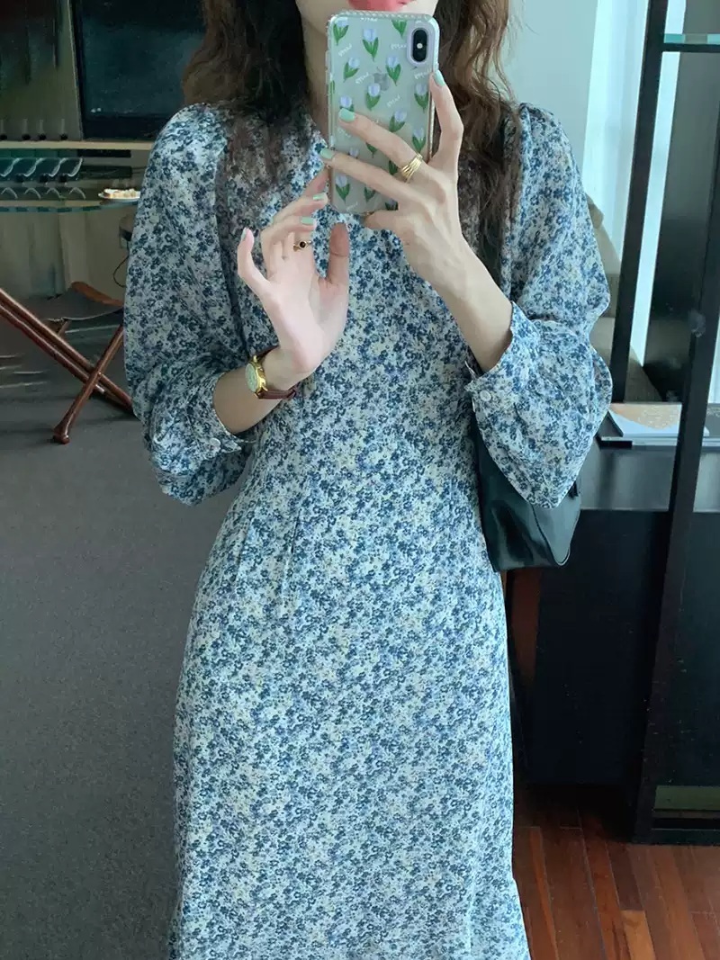 동네멋집2 7화 한혜진 원피스 플라워 슬림핏 의상 옷 패션 - 상세 이미지 2