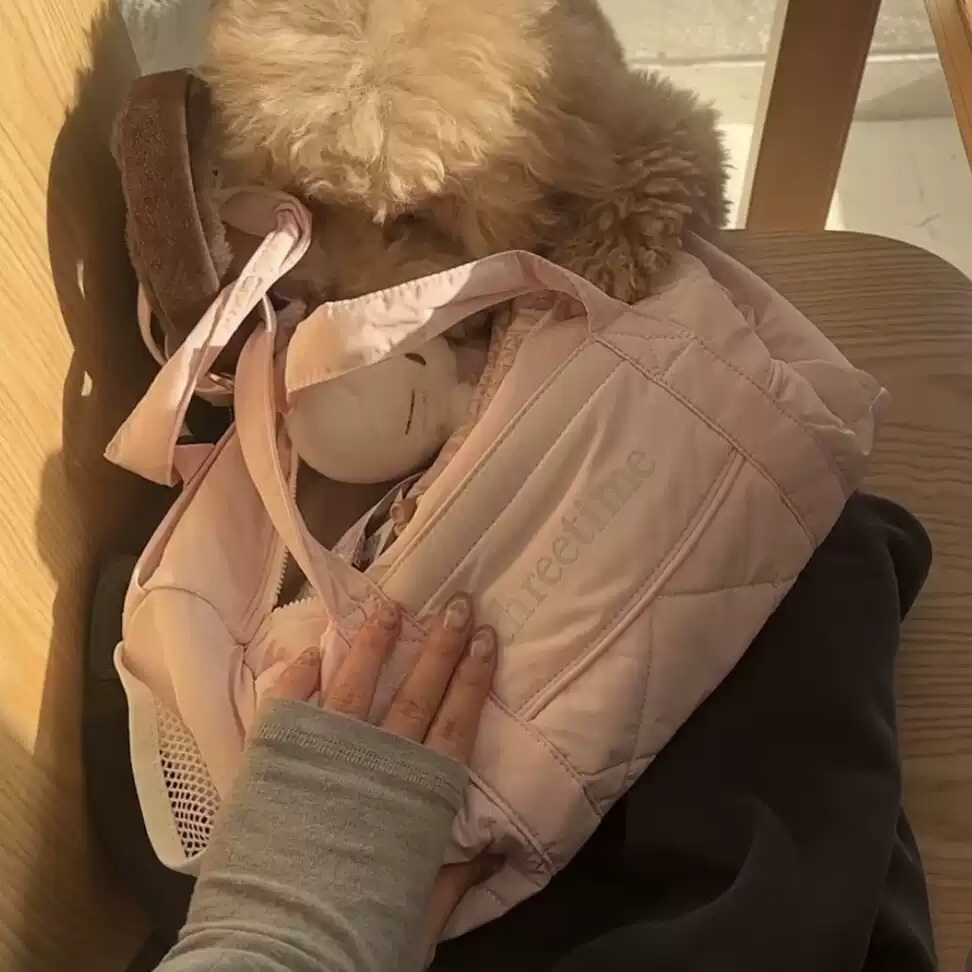 에스파 윈터 숄더백 가방 인스타그램 패딩백 퀄팅 의상 옷 패션 - 상세 이미지 3
