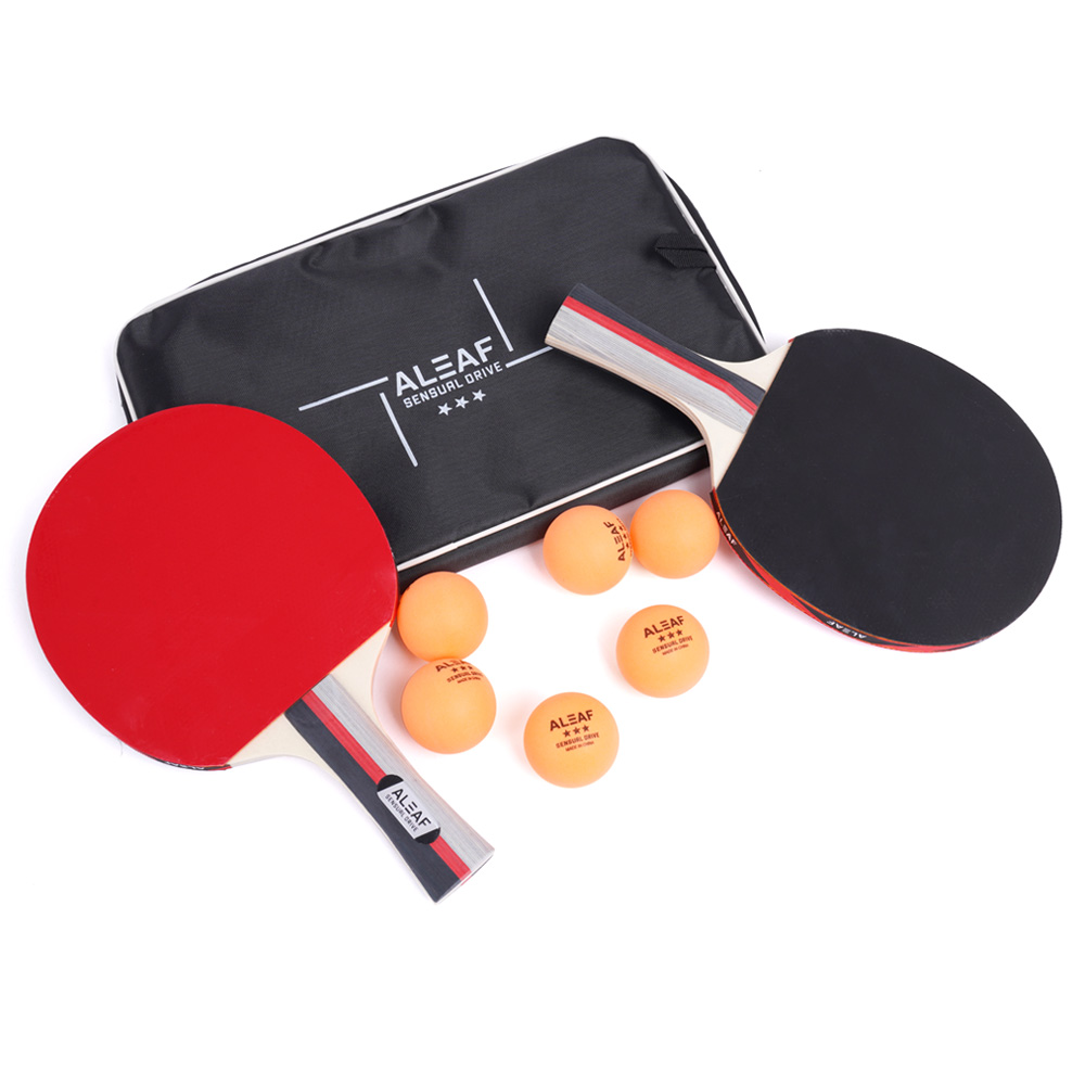 아리프 센슈얼 탁구라켓세트 라켓2개+공6개+파우치 쉐이크 FL 입문용 탁구채 탁구공