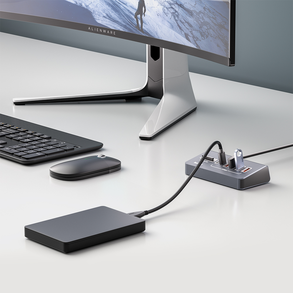 버티컬 C타입 8in1 멀티 USB 허브 이미지 4