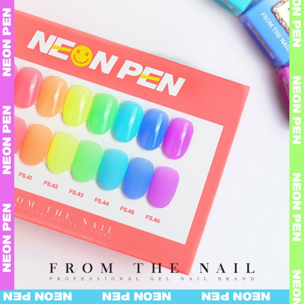 프롬더네일 젤폴리쉬 10ml 네온펜 형광 파스텔 8종 (선택) - 상품 이미지