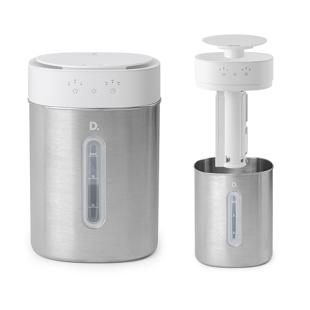 듀플렉스 이지클린 스테인리스 간편세척 초음파 가습기 4L