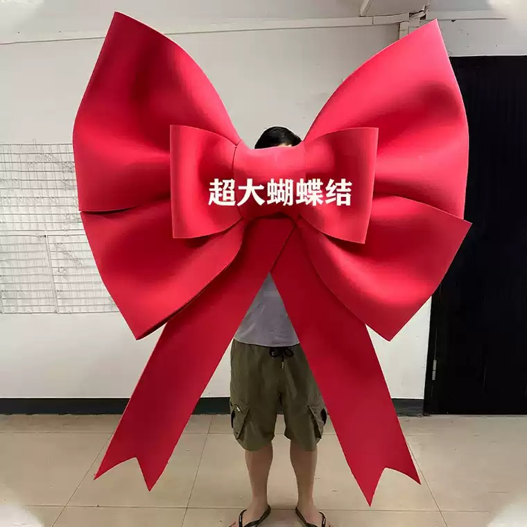대형리본 대왕리본 크리스마스 도어 매장 꾸미기 장식 스트랩 리본 50x75cm - 상세 이미지 4