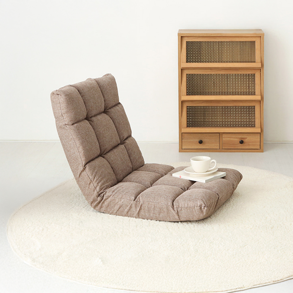 스누그 1인 좌식소파 B타입 브라운 9477.7486