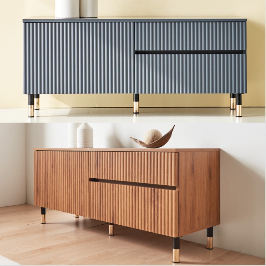 템파보드 거실장 티브다이 키 큰 거실장 높은 거실장