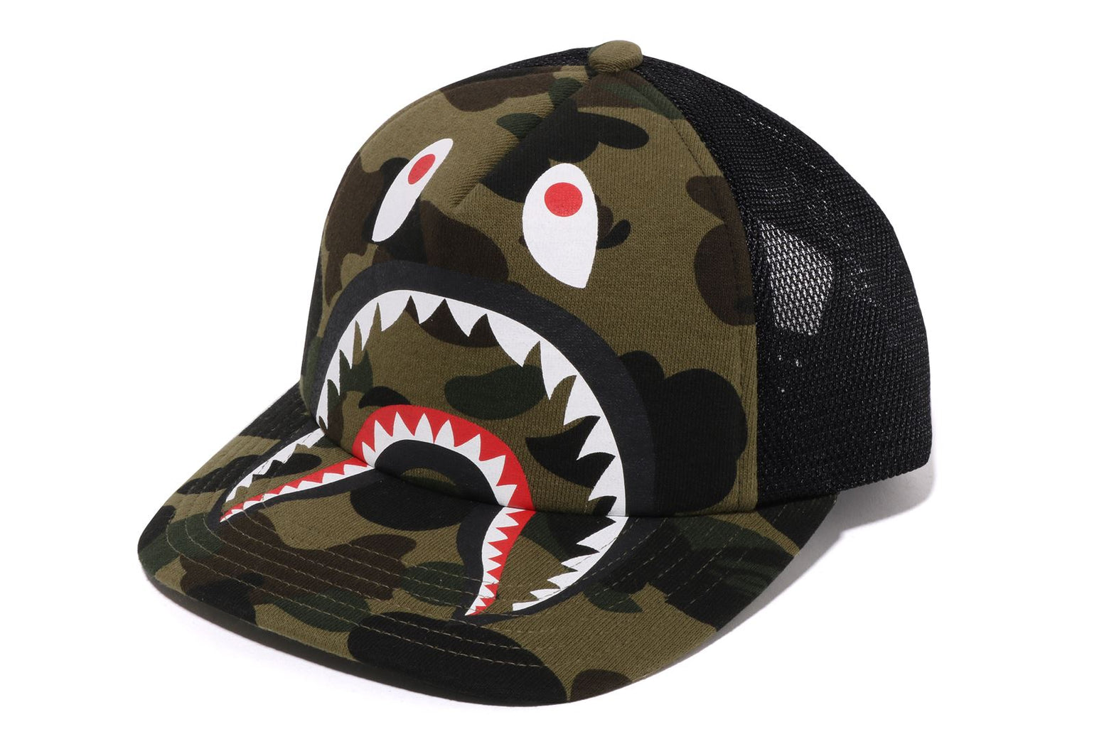 베이프 모자 1ST CAMO SHARK MESH CAP 1K70-180-008 - 상세 이미지 2