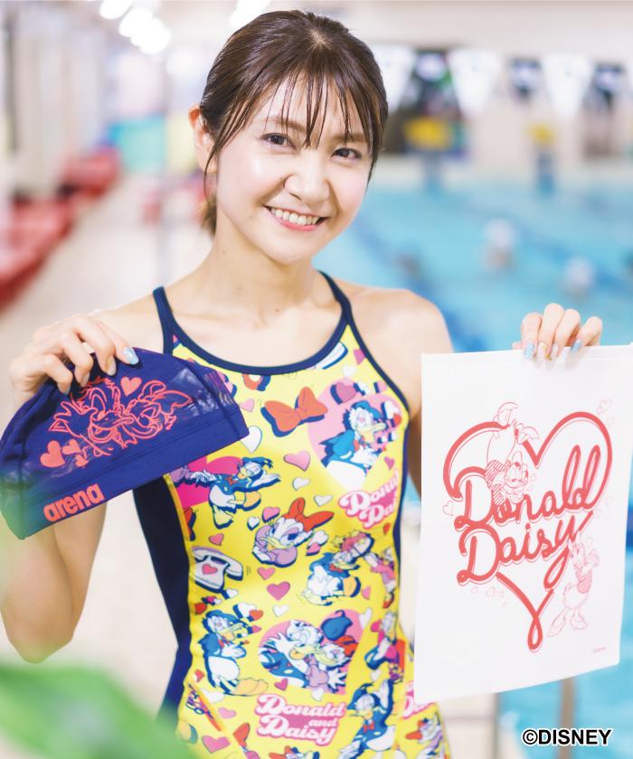 아레나 ARENA 여성 수영복 미들 레깅스 오픈백 DISNEY DIS-4004W - 상세 이미지 5
