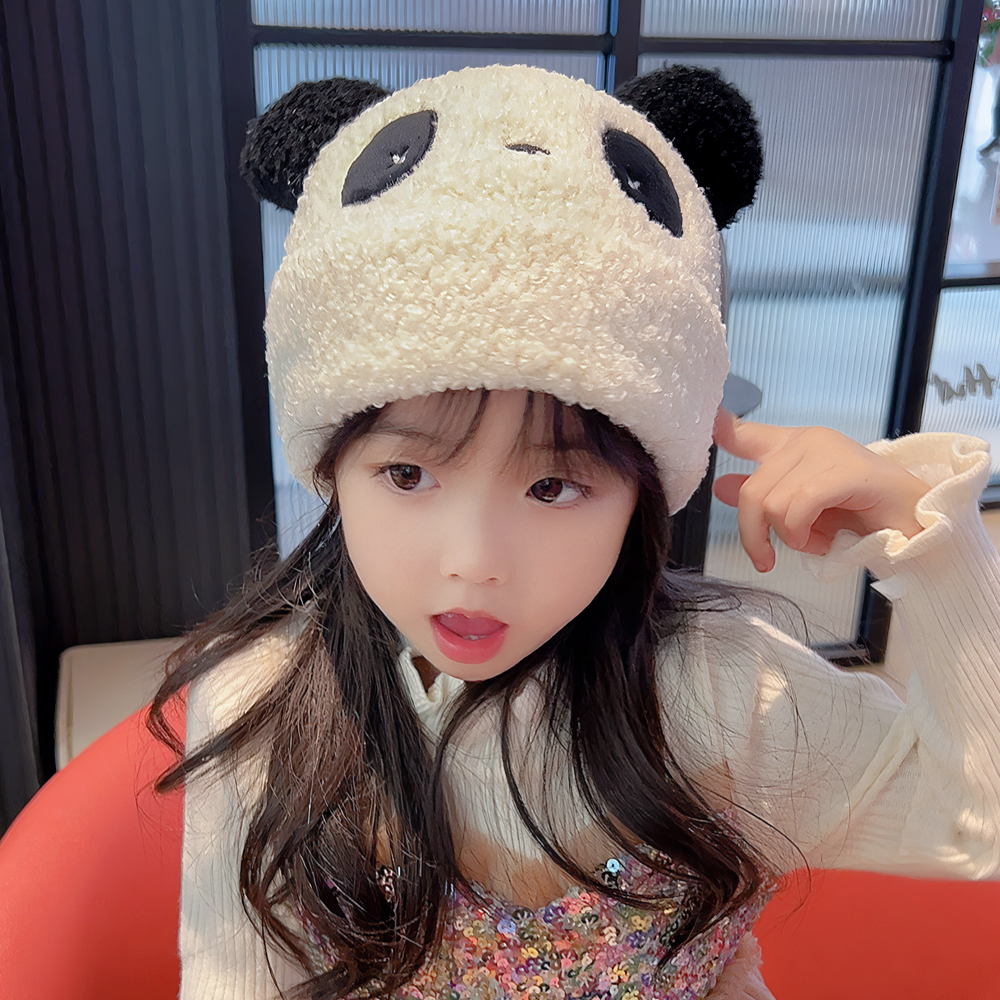 유아 아동 키즈 여아 남아 아이 어린이 초등 학생 겨울 방한 보온 털 니트 비니 모자 - 상세 이미지 4