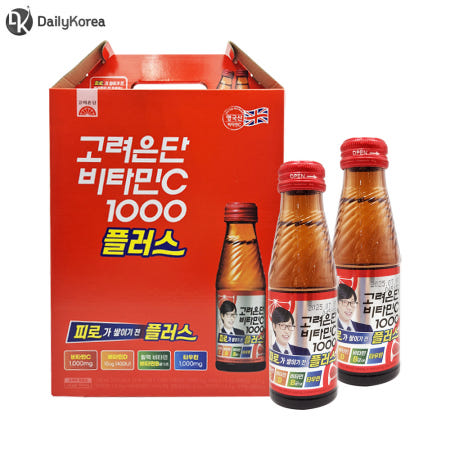 마시는 고려은단 비타민C 1000 플러스 100ml x 20병 선물용패키지 D