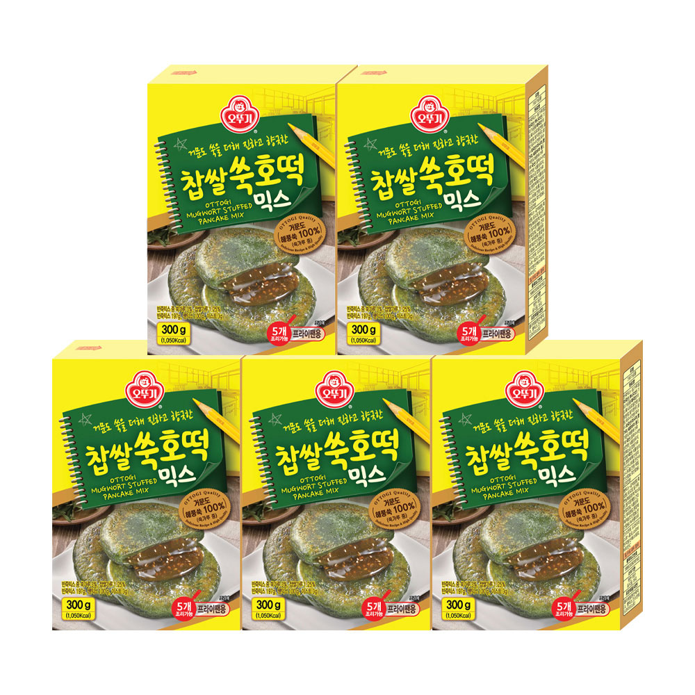오뚜기 찹쌀쑥호떡믹스 300G 5개 - 상품 이미지