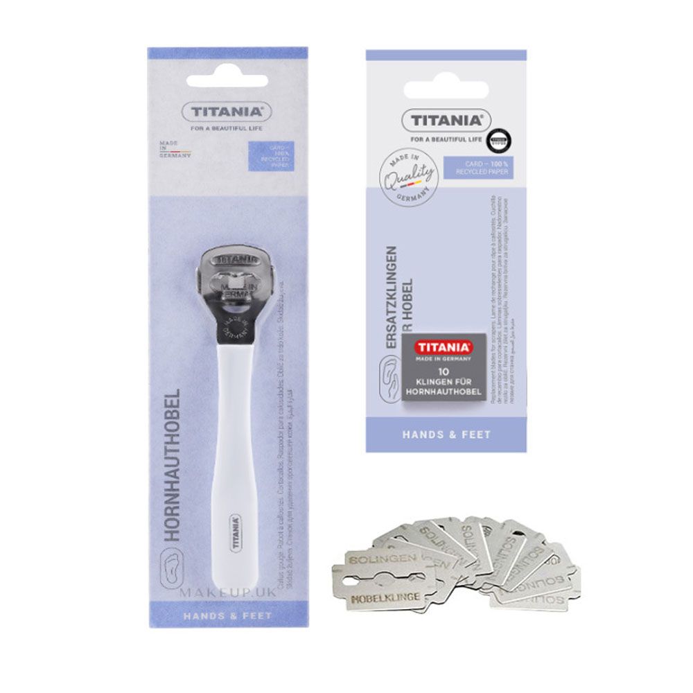 티타니아 콘커터 + 교체용 날 10p 세트 굳은살 각질 제거