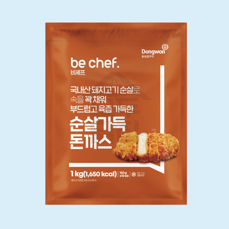 동원 홈푸드 비셰프 순살가득돈까스 1kgx12봉지 BOX - 상세 이미지 3