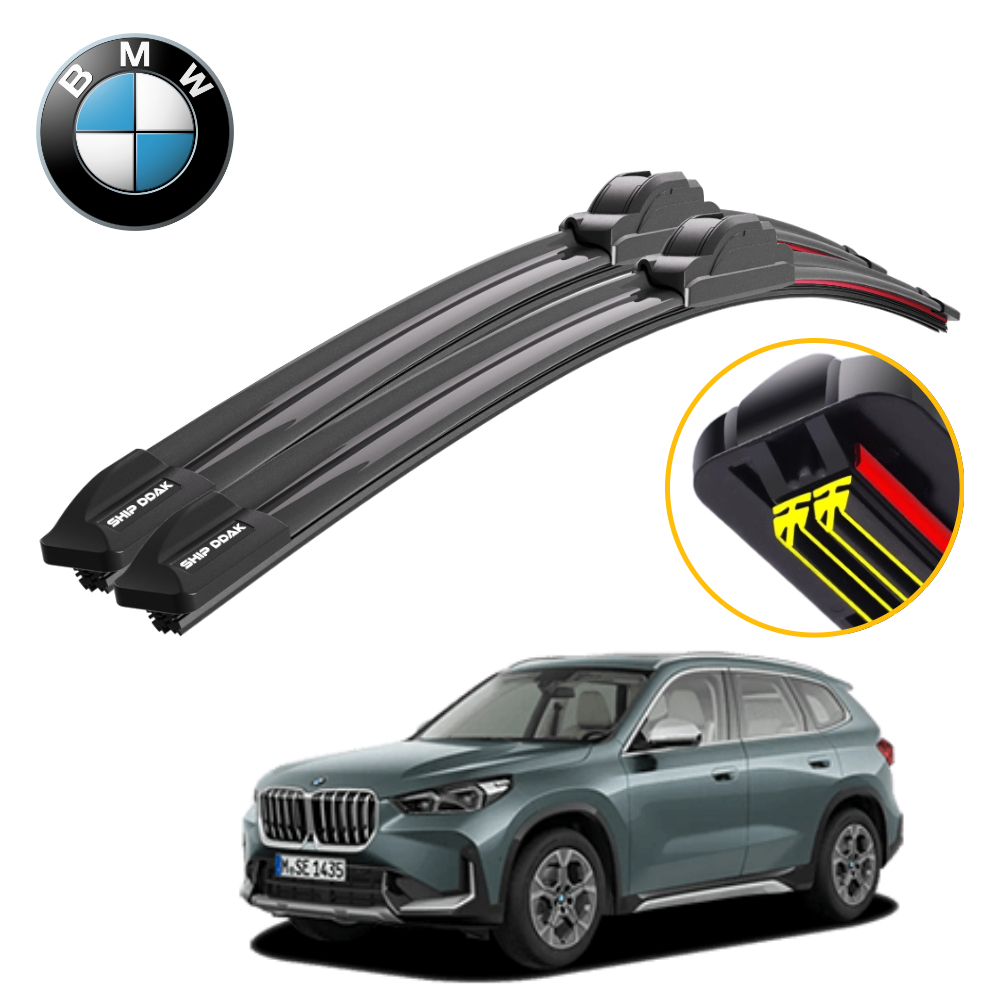 1+1 쉽딱 BMW X1 IX1 전차종 트리플X2 하이브리드 와이퍼 블레이드 윈도우브러쉬 - 메인 이미지