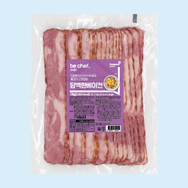 동원 홈푸드 비셰프 담백한 베이컨 1kgx10EA BOX 전지 - 상세 이미지 2