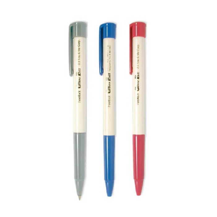 (유미상사) 오피스 볼 볼펜 0.5mm (12개) (3칼라) : 올인원마켓