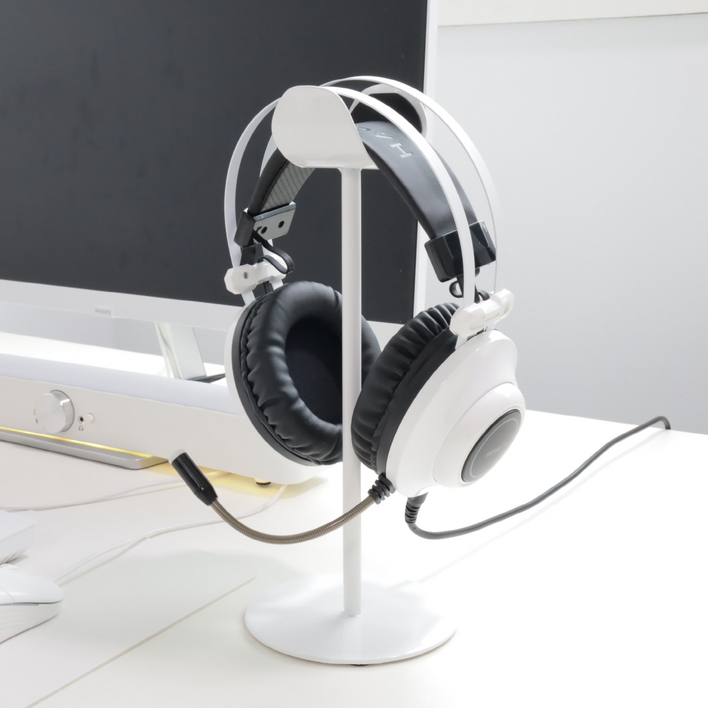 아텍스 헤드셋거치대 헤드폰 스탠드 걸이 게이밍 국산 제품 이미지