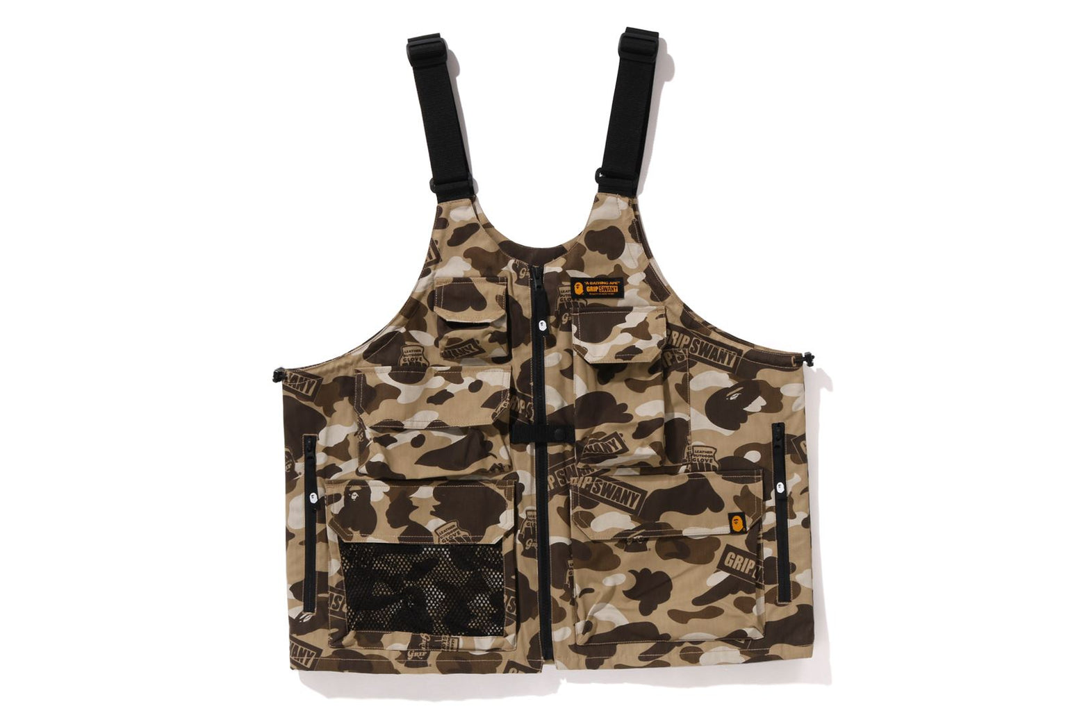 베이프 X GRIP SWANY 조끼 GR CAMO FIREPROOF GEAR BAG VEST 1K73-182-908 - 상세 이미지 3