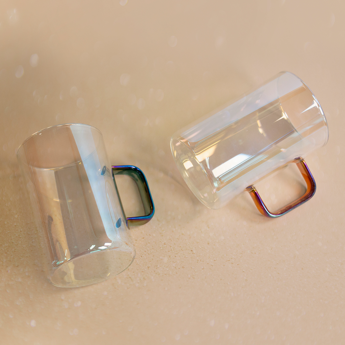 [마린] 오로라 내열유리 컬러리 머그 360ml, 1개, 브라운 - 상세 이미지 4