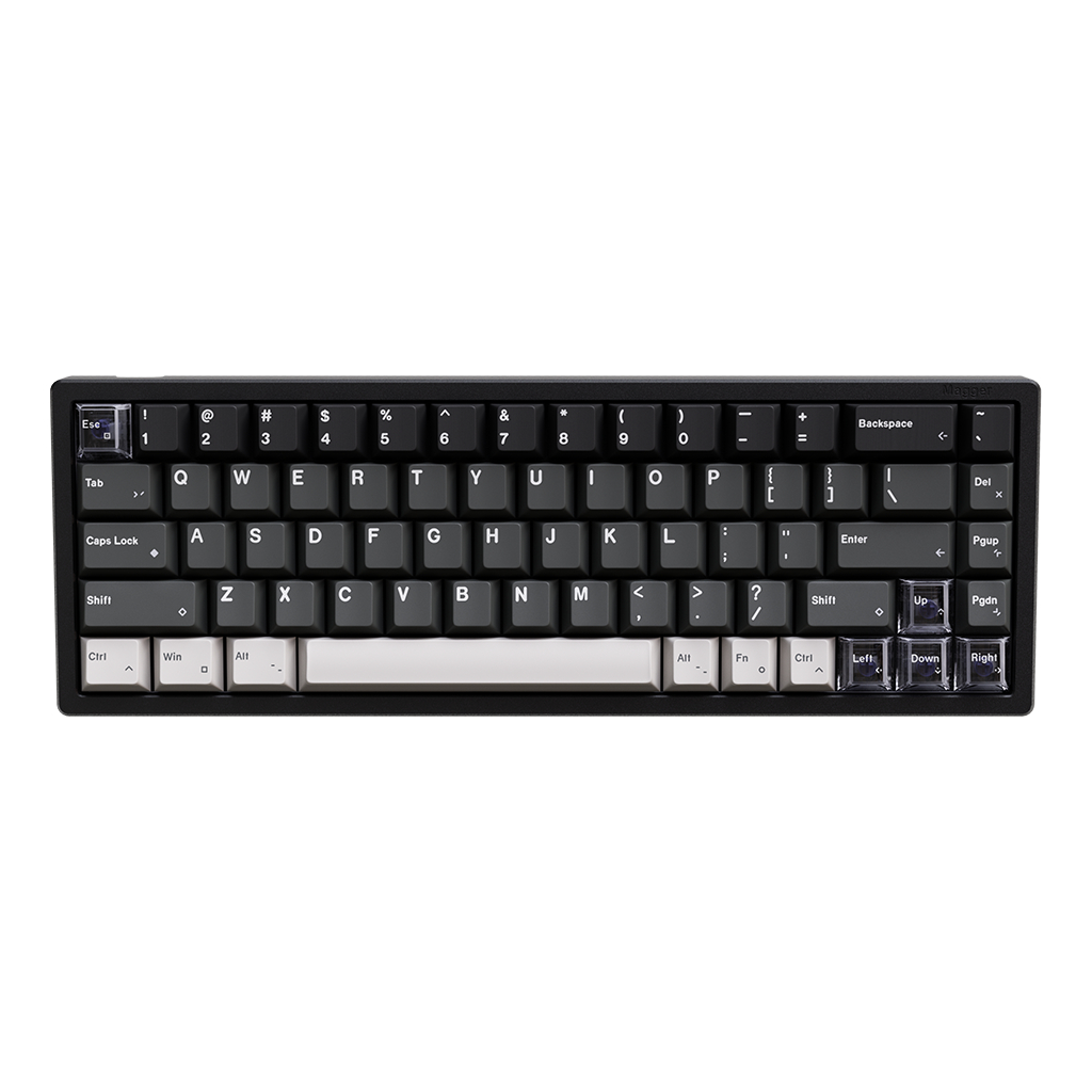 Luminkey Magger 68 HE 자석축 래피드트리거 게이밍 키보드 퍼포먼스-블랙, 게이트론 White Pro - 상품 이미지